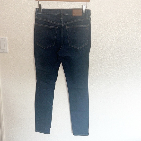Madewell Dark Wash 9" Midrise Women's Skinny Jeans - Picture 5 of 13